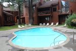 Pool Area - Woodlands Mammoth Lakes Rentals